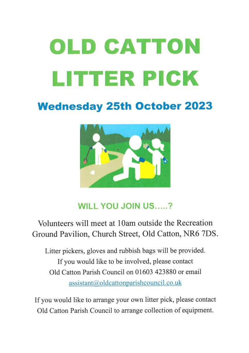 Old Catton Litter Pick  25th October 2023